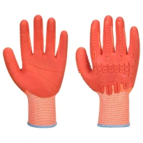 12 Pares - Guantes de trabajo anticorte HR Super Grip con protección contra impactos - A728 Portwest