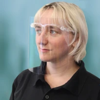 100 Piezas - Visera APET de 250 micrones para gafas Portwest CV12