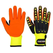 12 Pares - Guantes de trabajo Grip anti-impacto - A721 Portwest
