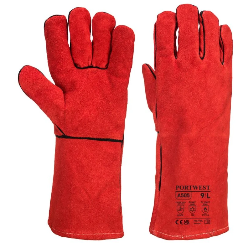 6 Pares - Guantes de trabajo para soldadura invernales - A505 Portwest