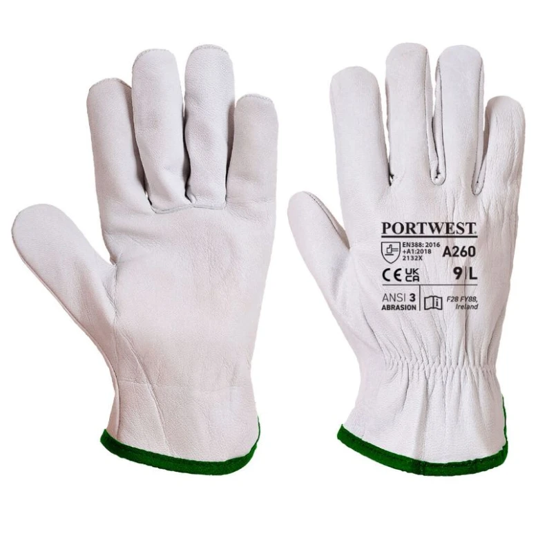 12 Pares - Guantes de trabajo Oves Conductor - A260 Portwest