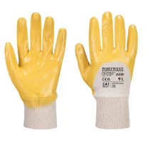 12 Pares - Guantes de trabajo de nitrilo Con muñeca de malla - A330 Portwest 2