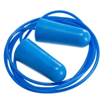 50 Pares- Tapones de PU detectables con cordón Portwest EP30
