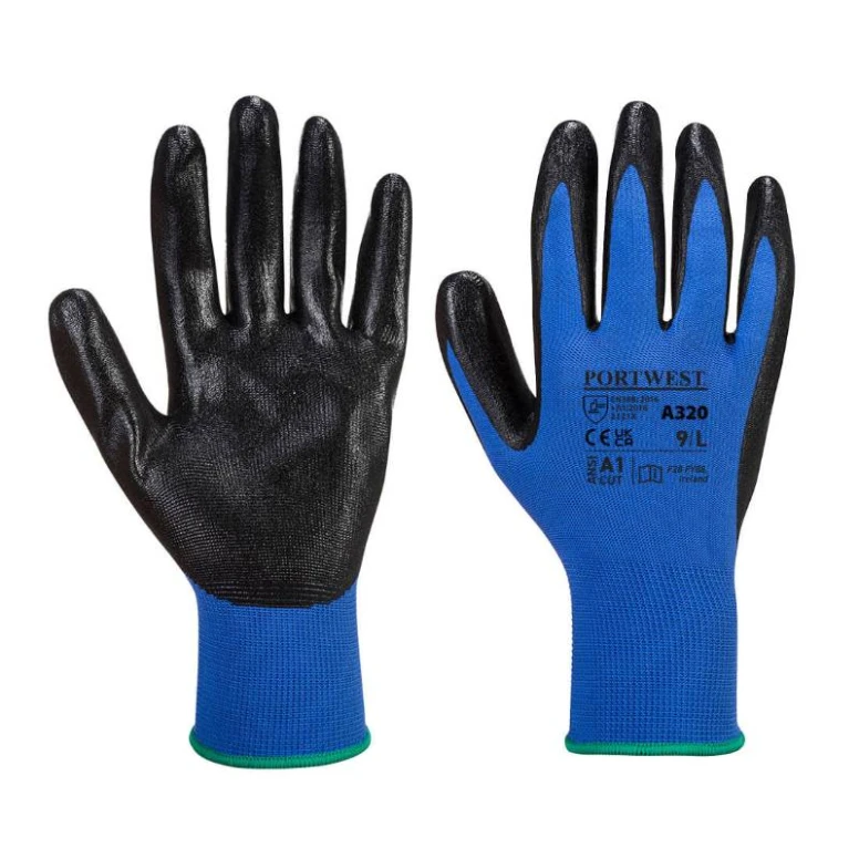 12 Pares - Guantes de trabajo Dexti-Grip - A320 Portwest