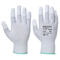 24 Pares - Guantes de trabajo antistáticos con dedos de PU - VA198 Portwest