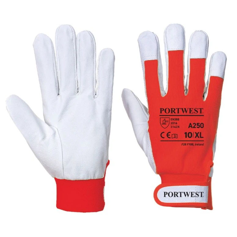 12 Pares - Guantes de trabajo Tergsus - A250 Portwest
