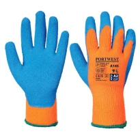 12 Pares - Guantes de trabajo Grip antifrío - A145 Portwest 2