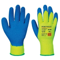 12 Pares - Guantes de trabajo Grip antifrío - A145 Portwest