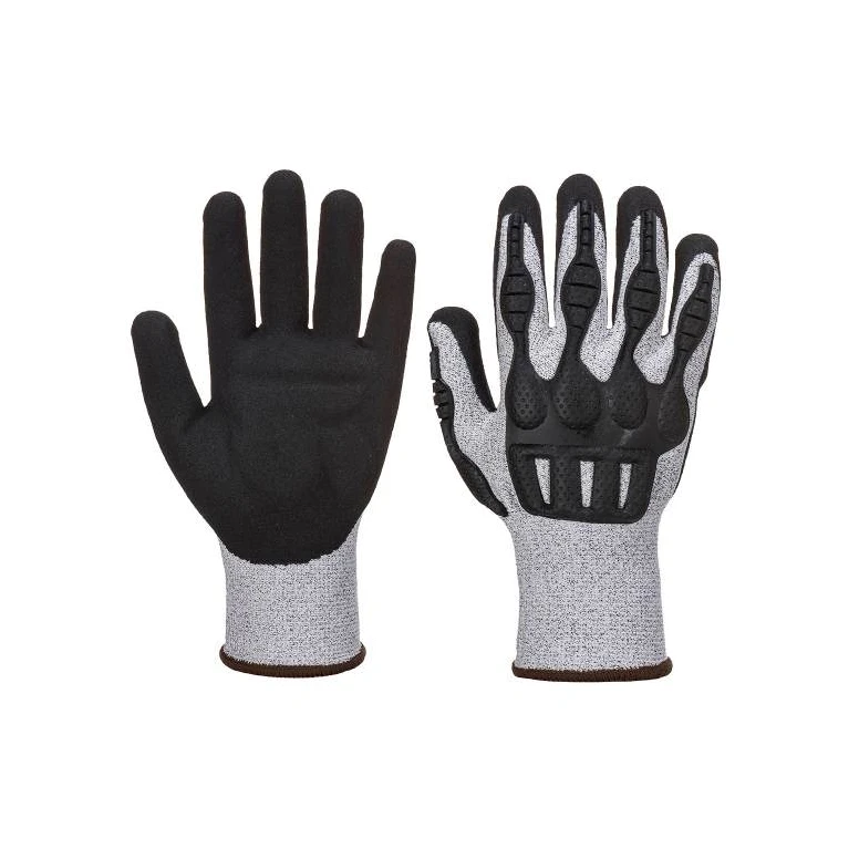 12 Pares - Guantes de trabajo de corte y protección contra impactos TPV - A723 Portwest