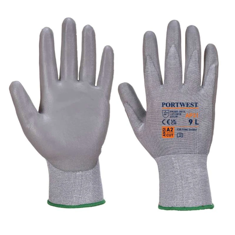 12 Pares - Guantes de trabajo anticorte Senti Cut Lite - AP31 Portwest