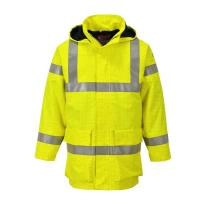 Chaqueta de trabajo Bizflame Rain Ignífuga Antiestática Alta Visibilidad Portwest S774