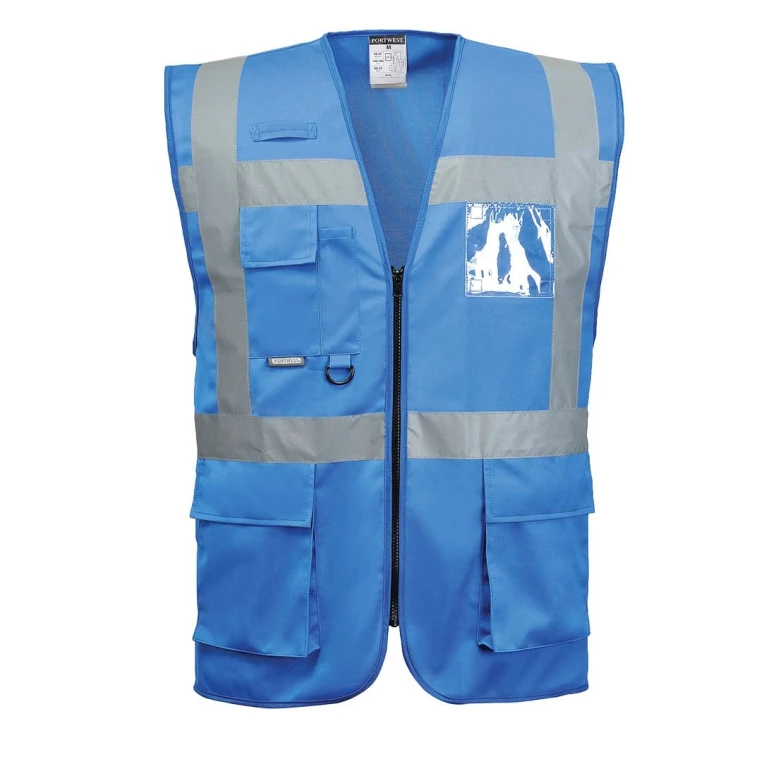 Chaleco de trabajo Portwest Alta Visibilidad Iona Executive Multibolsillos F476