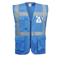 Chaleco de trabajo Portwest Alta Visibilidad Iona Executive Multibolsillos F476