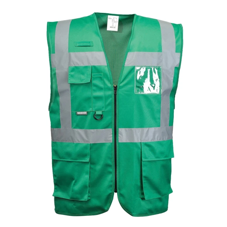 Chaleco de trabajo Portwest Alta Visibilidad Iona Executive Multibolsillos F476