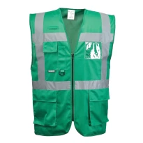 Chaleco de trabajo Portwest Alta Visibilidad Iona Executive Multibolsillos F476