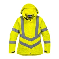 Chaqueta de trabajo transpirable Impermeable Alta Visibilidad Portwest Mujer LW70
