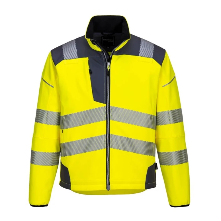 Chaqueta de trabajo PW3 Softshell Alta Visibilidad Portwest T402