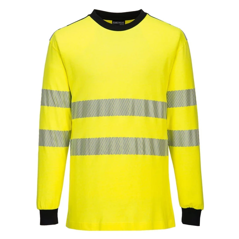 Camiseta de trabajo Antiestática Ignífuga Alta Visibilidad Portwest FR701