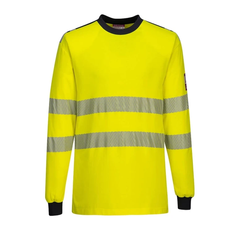 Camiseta de trabajo Antiestática Ignífuga Alta Visibilidad Portwest FR701