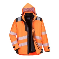 Chaqueta de trabajo 3 en 1 PW3 Alta Visibilidad Portwest PW365
