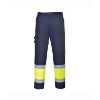 Pantalón de trabajo Combat Bicolor Alta Visibilidad Portwest E049