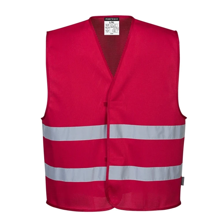 Chaleco de trabajo Portwest Alta Visibilidad MeshAir Iona F374