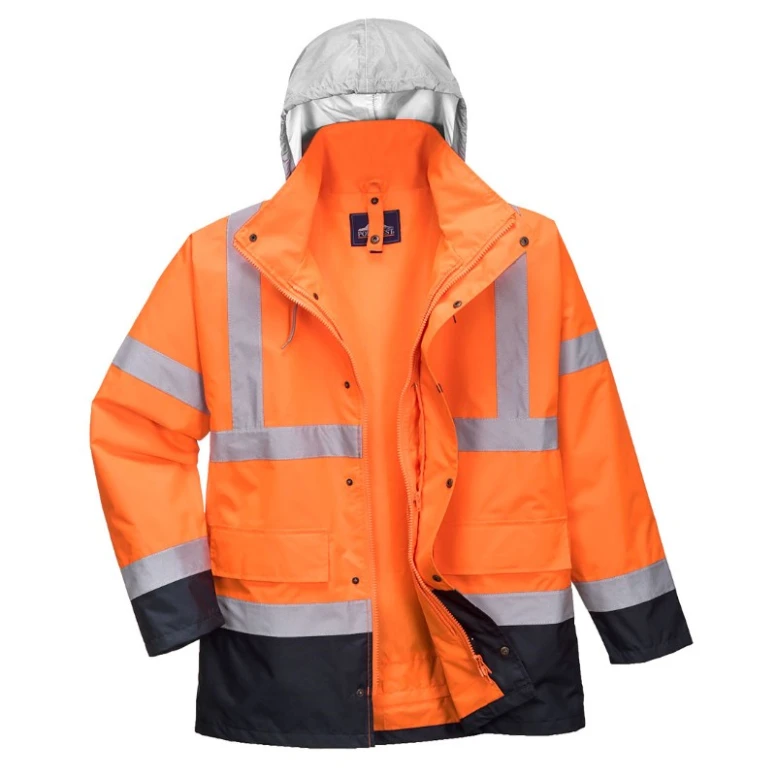 Chaqueta de trabajo Traffic Bicolor 4 en 1 Alta Visibilidad Portwest S471