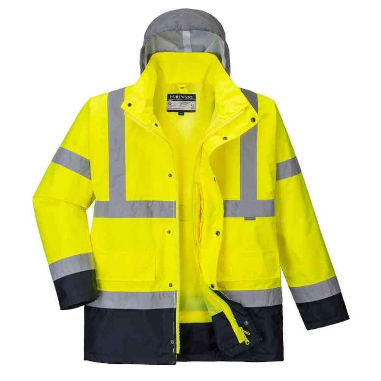 Chaqueta de trabajo Traffic Bicolor 4 en 1 Alta Visibilidad Portwest S471