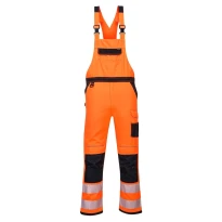 Liquidación total - Peto de trabajo PW3 Alta Visibilidad Portwest PW344 Talla L Color amarillo negro