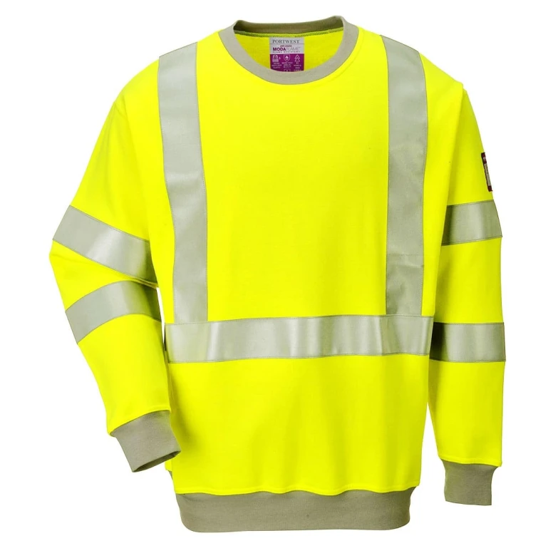 Sudadera de trabajo Ignífuga Antiestática Alta Visibilidad Portwest FR72