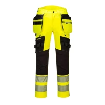 Pantalón de trabajo con bolsillo Holster desmontable Alta Visibilidad Portwest DX442