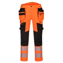 Pantalón de trabajo con bolsillo Holster desmontable Alta Visibilidad Portwest DX442 2