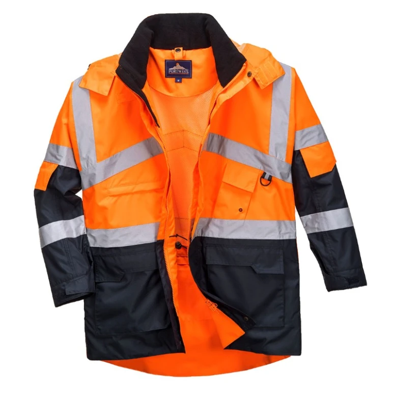 Chaqueta de trabajo transpirable Bicolor Alta Visibilidad Portwest S760