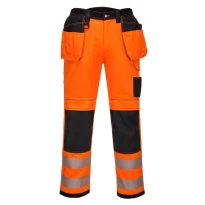 Pantalón de trabajo Stretch Holster Alta Visibilidad Portwest PW306