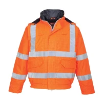 Chaqueta de trabajo Bizflame Rain Ignífuga Alta Visibilidad Portwest S773
