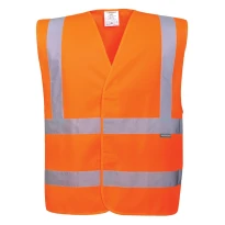 Chaleco de trabajo con dos bandas horizontales y verticales Portwest C470