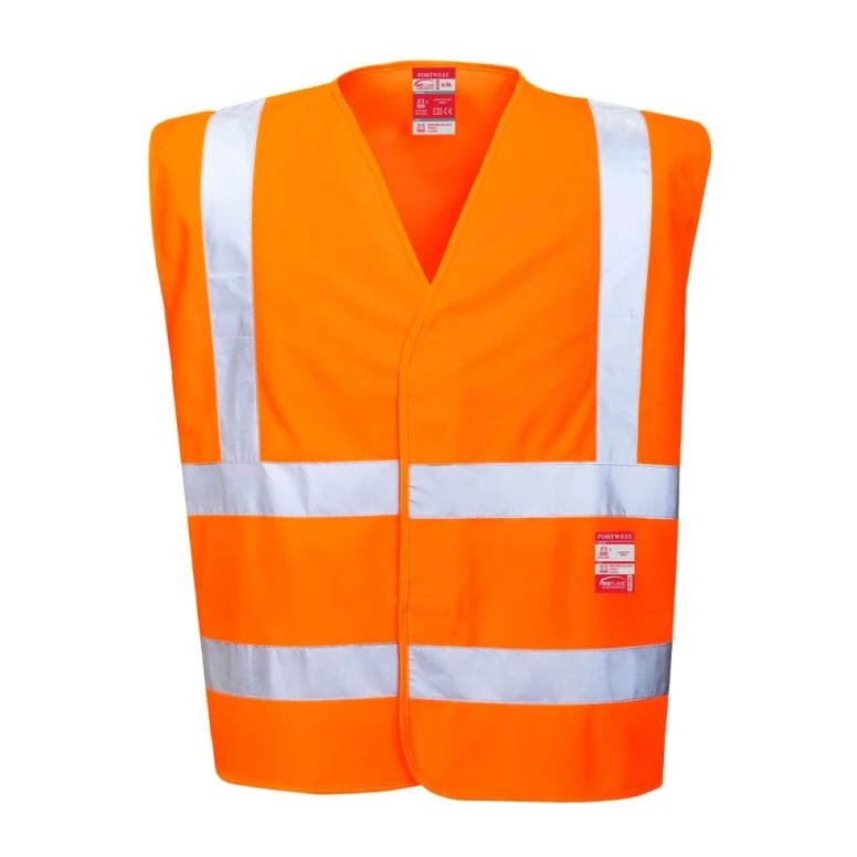 Chaleco de trabajo Ignífugo Alta Visibilidad Portwest FR75