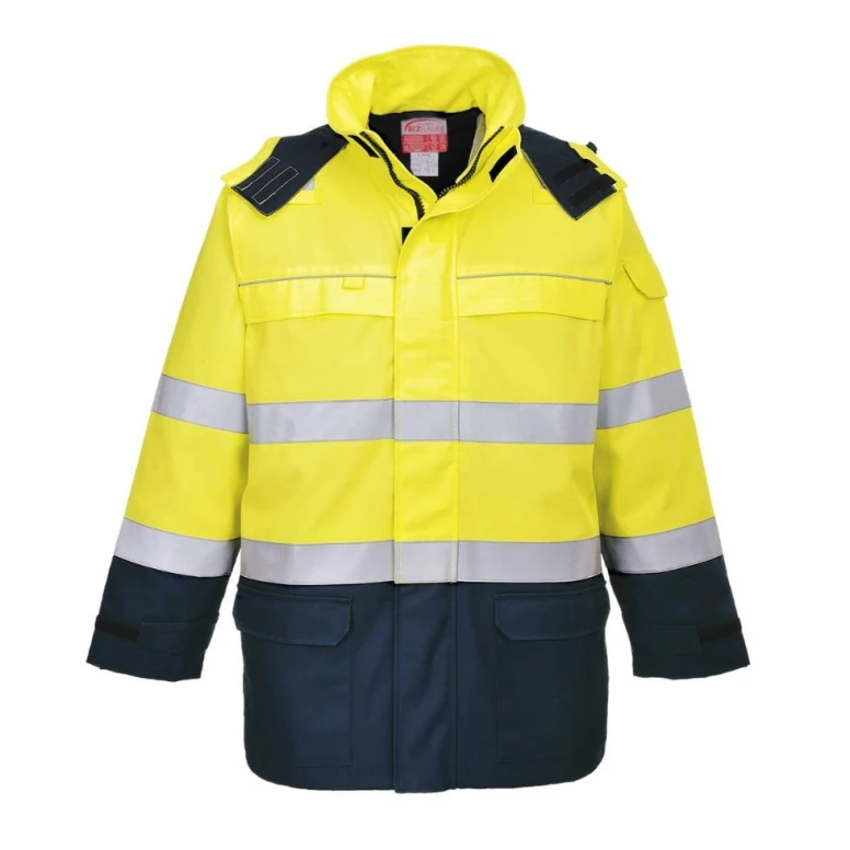 Chaqueta de trabajo Ignífuga Antiestática Alta Visibilidad Portwest FR79