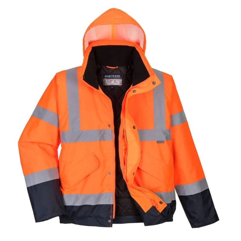 Chaqueta de trabajo Bicolor Impermeable Alta Visibilidad Portwest S266