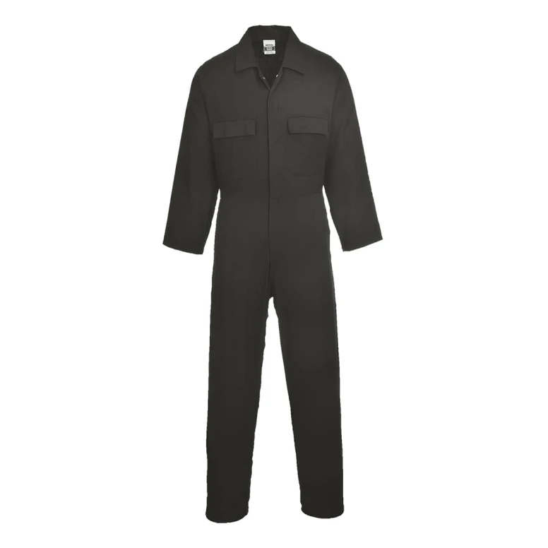 Liquidación total - Mono de trabajo Portwest Euro Work 100% algodón S998 Talla M color negro