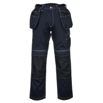 Liquidación total - Pantalón de trabajo Portwest Holster PW3 Multibolsillos T602 número 48 color gris negro