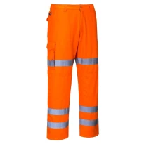 Pantalón de trabajo Combat de tres bandas Alta Visibilidad Portwest RT49