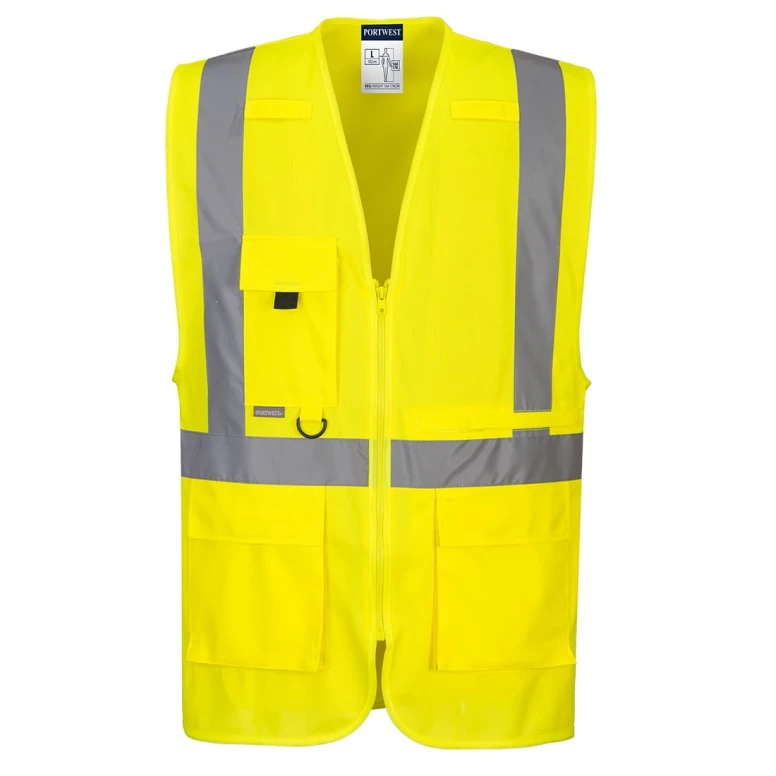 Chaleco de trabajo Executive Alta Visibilidad Portwest C357