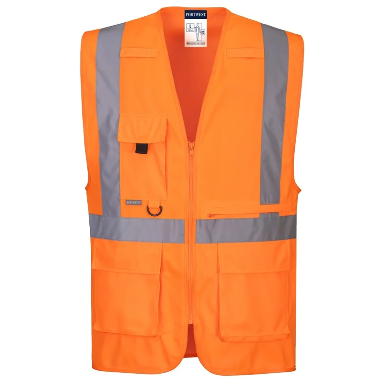 Chaleco de trabajo Executive Alta Visibilidad Portwest C357