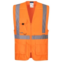 Chaleco de trabajo Executive Alta Visibilidad Portwest C357