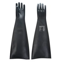 12 Pares - Guantes de trabajo de látex pesado 600mm - A803 Portwest
