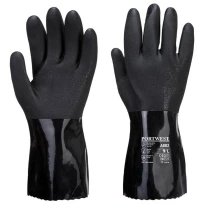 12 Pares - Guantes de trabajo de protección química ESD en PVC - A882 Portwest