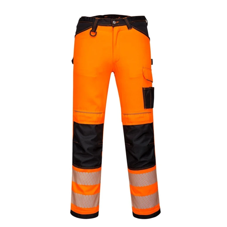 Liquidación total - Pantalón de trabajo PW3 Alta visibilidad Portwest PW340 número 36 color amarillo marino
