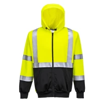 Sudadera de trabajo Bicolor con Capucha Alta Visibilidad Portwest B315