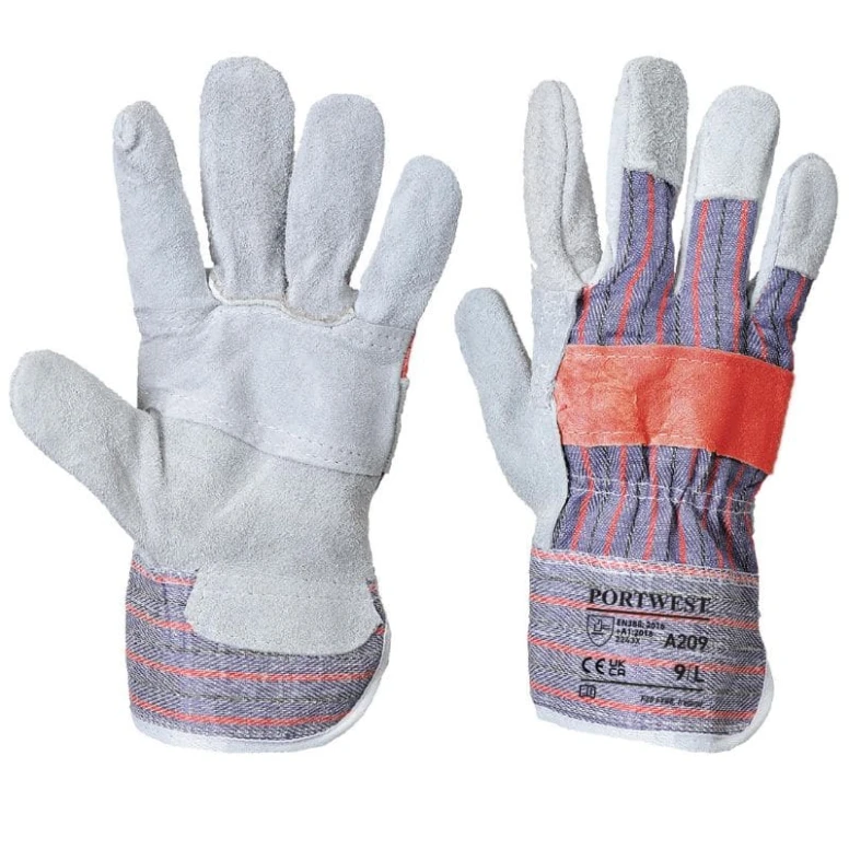 12 Pares - Guantes de trabajo Classic Canadian Rigger - A209 Portwest
